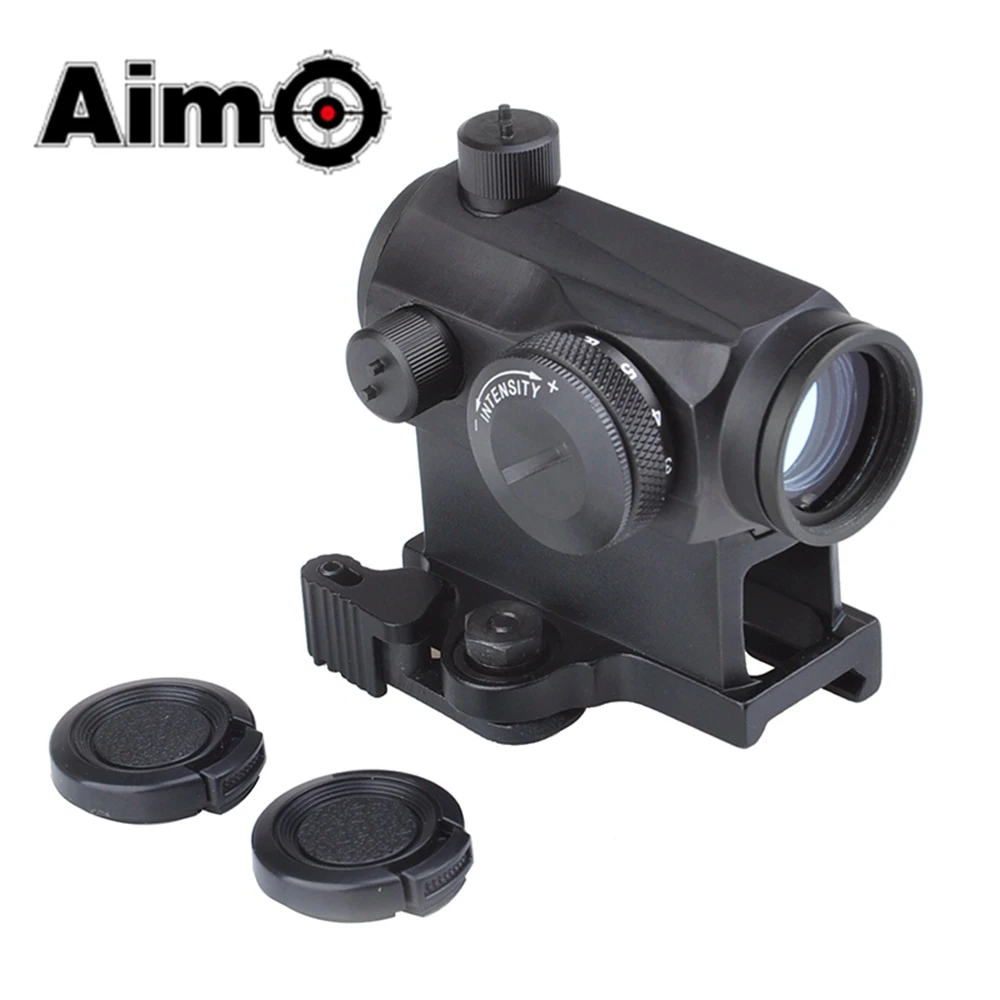 

WADSN Tactical Mini 1X24 T1 Red Green Dot Sight Illuminated Sniper Riflescope QD Mount & Low Mount Hunting Airsoft Rifle Scope