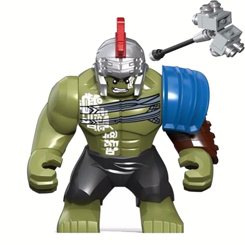 Blocks Construction Building-Bricks DECOOL Korg-Figure Thor Ragnarok HULK Big-Size Toys