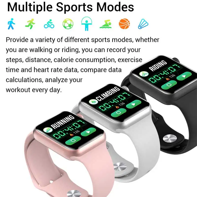 IWO12 Lite Bluetooth Смарт часы ремешок обмен для Applewatch слуховой ритм монитор IP67 Водонепроницаемый Здоровье Фитнес Спорт браслет