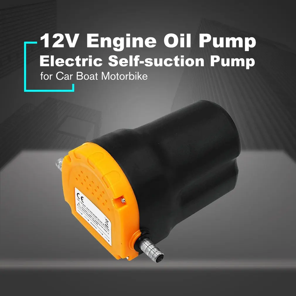 12V/24V Engine Oil Pump Electric Self-suction Pump Motor Oil Diesel Extractor Scavenge Suction Transfer Change Pump for Car