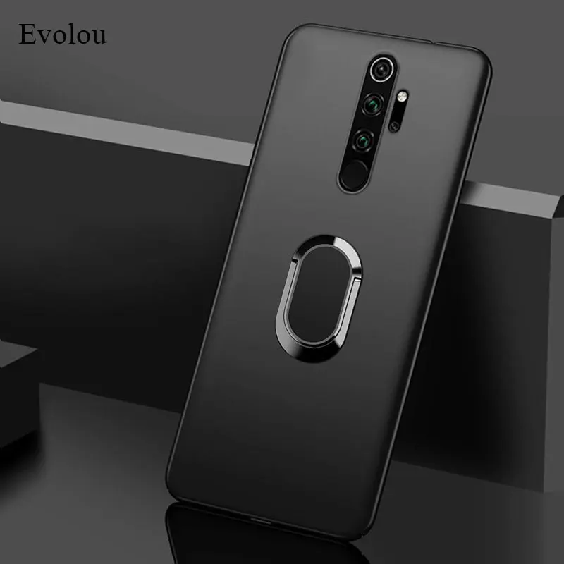 Чехол для телефона Xiaomi матовый Силиконовый мягкий чехол с магнитной подставкой и