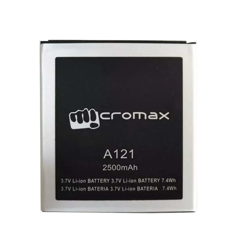 2500 мАч a121 батарея для micromax a121 батарея Batterie Bateria