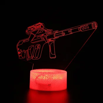 

New Battle Royale Lamp Illusion Touch 3d Table Lamp Base Sleep Light Party Decoration Nightlight Christmas Gifts