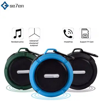 

Mini C6 Waterproof Outdoor TF Wireless Bluetooth Speaker Music Speaker Portable Speakers Shower Bicycle Speaker For Bike / Bath