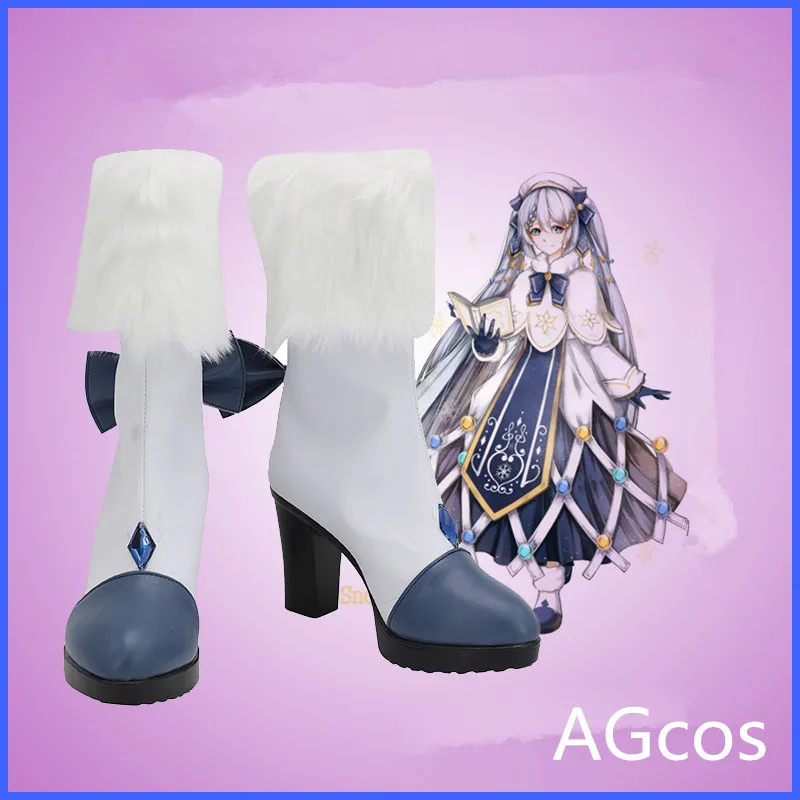 agcos-2021-снежные-ботинки-для-косплея-miku-vocaloid-miku