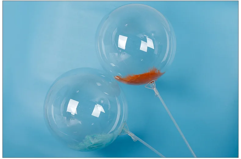 Manufacturers Direct Selling Network Red Balloon Decorating Accessories Transparent Ocean Ball Filler Color Feather 100 Root/Bag