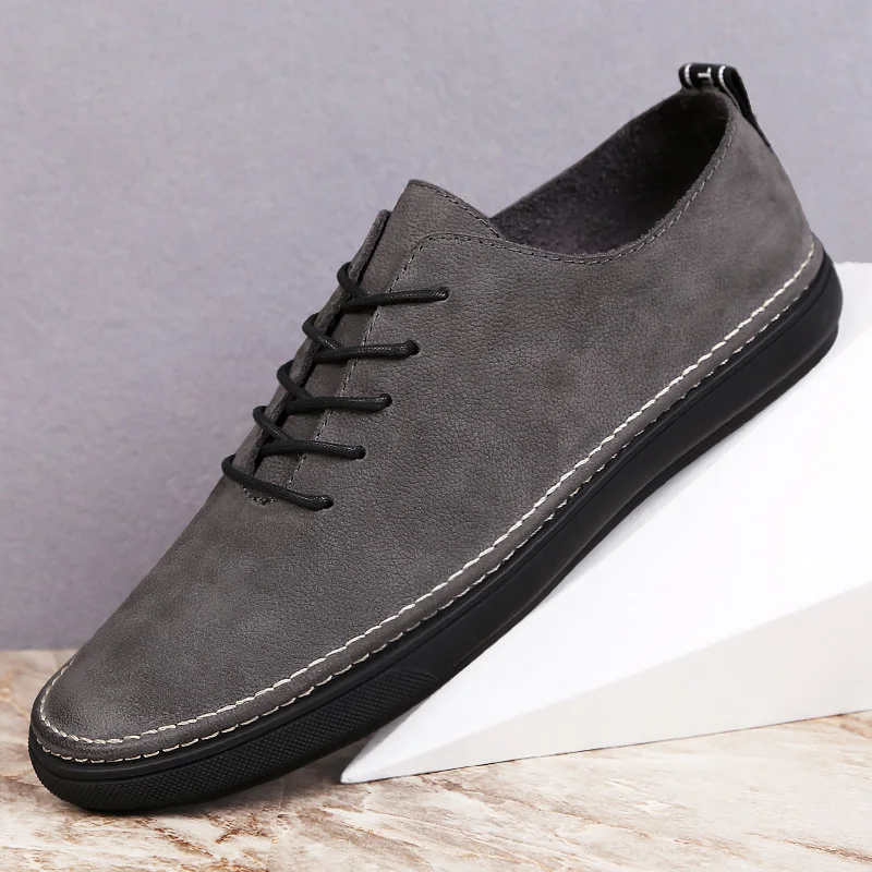 Matte Cowhide High Quality Men Dress Shoes Leather Fashion Working Comfortable Formal Drop Ship % | Обувь