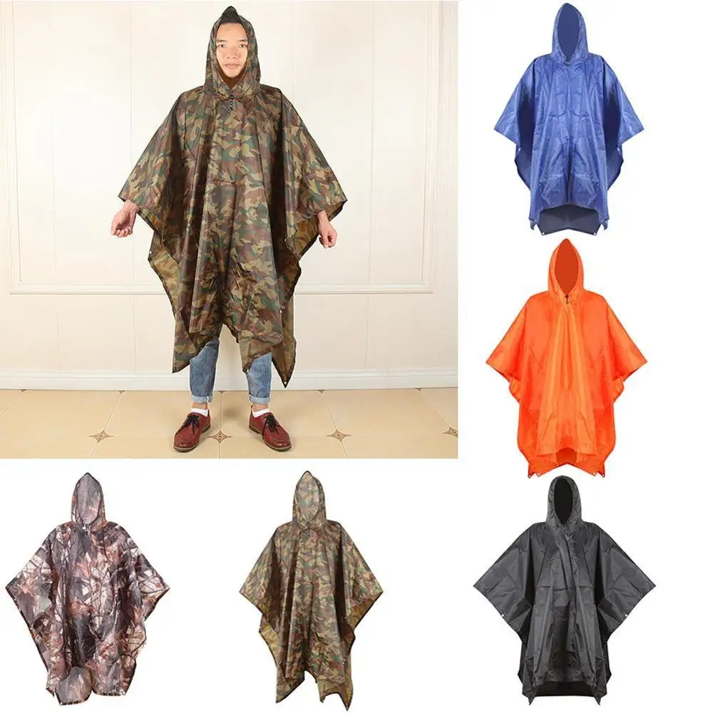 

Man Military Impermeable Camo Raincoat Waterproof Raincoat Men Raincoat Women Canopy Of The Rain Motorcycle Rain Poncho