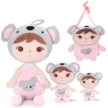 

Metoo Plush Toys Keppel Koala Dolls Plush Bags Stuffed Plush Animals Baby Girl Gift For Child 4 Pieces Set Lovely Dolls