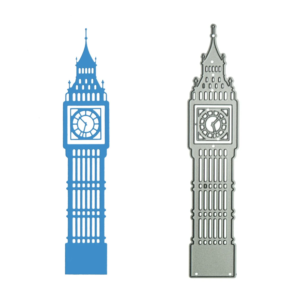 Uk Landmark London Big Ben Clock Tower Metal Cutting Die Scrapbooking Album Fotografico Fai Da Te Clipart Decorating Paper Cutter Stencil