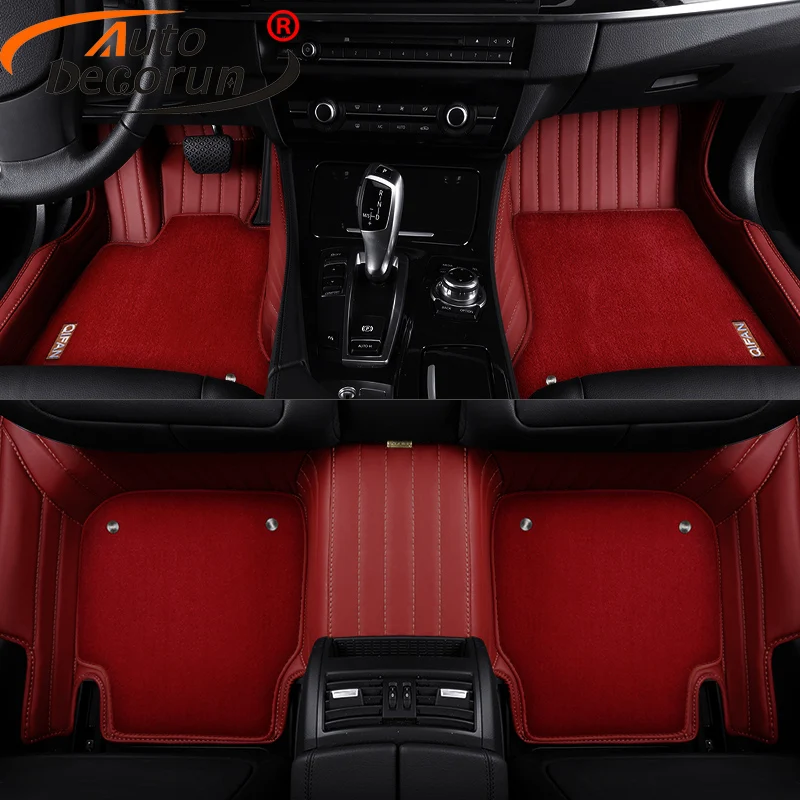 

Автомобильные коврики AutoDecorun под заказ для Dodge Journey JCUV, 3 ряда, автомобильные коврики из ПВХ, Кожаные Автомобильные ковры, аксессуары для интерьера, Стайлинг
