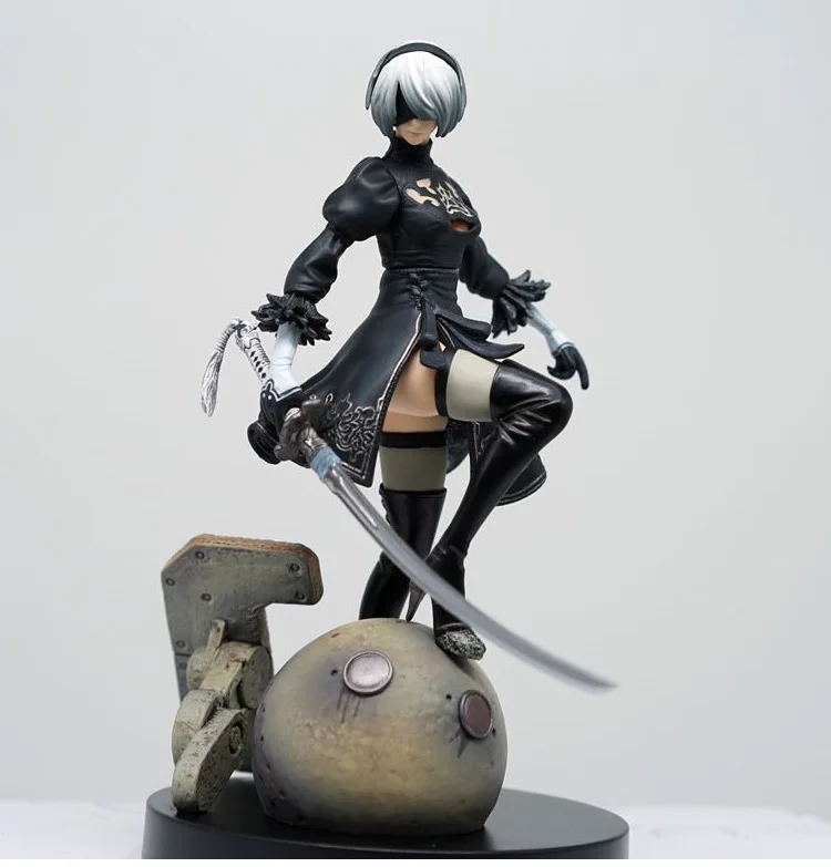 Estoque Original Genuíno Prime 1 Studio Square Enix 2b Nier: Automata P1s  9s A2 2b Gk Modelo Animação Personagem - Figuras De Ação - AliExpress