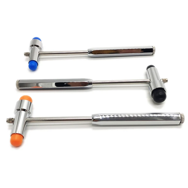 Medical multi-functional nerve decompression hammer percussion device diagnostic reflex percussion double-headed percussion hamm