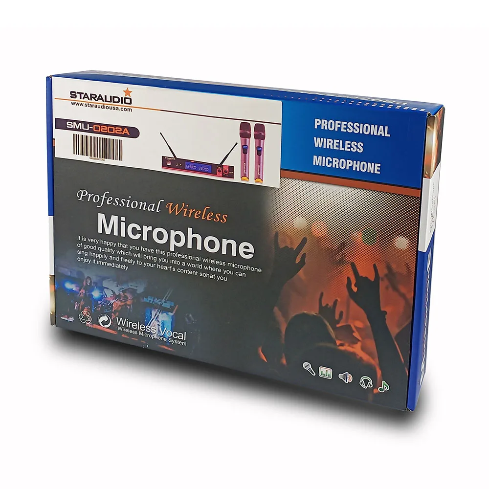 package of the wireless mics