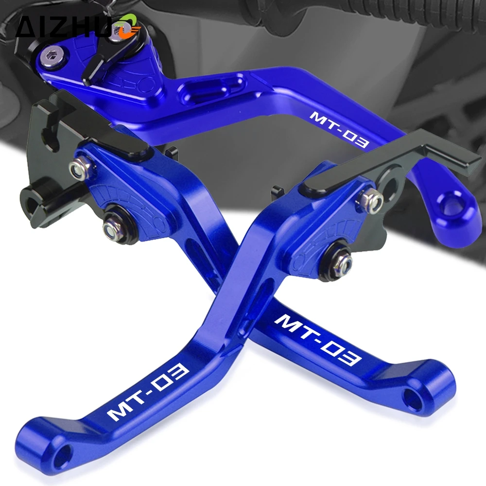 Palancas De Freno Y Embrague Ajustables Para Yamaha MT-03 (2006-2011) Y TDM 900 (2004-2006) - Aluminio T6061, 6 Posiciones