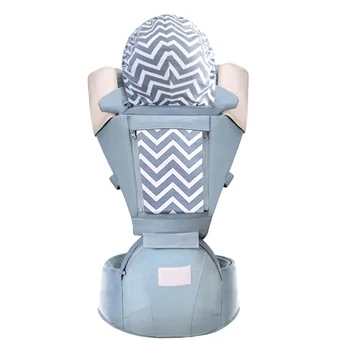 

2 in 1 Outdoor Kangaroo Baby Carrier Hood Sling Backpack Infant Hipseat Adjustable Wrap Children Hip Seat
