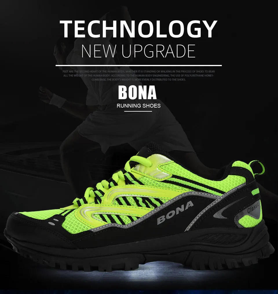 Zapatillas de trekking de tendencia Bona para hombre