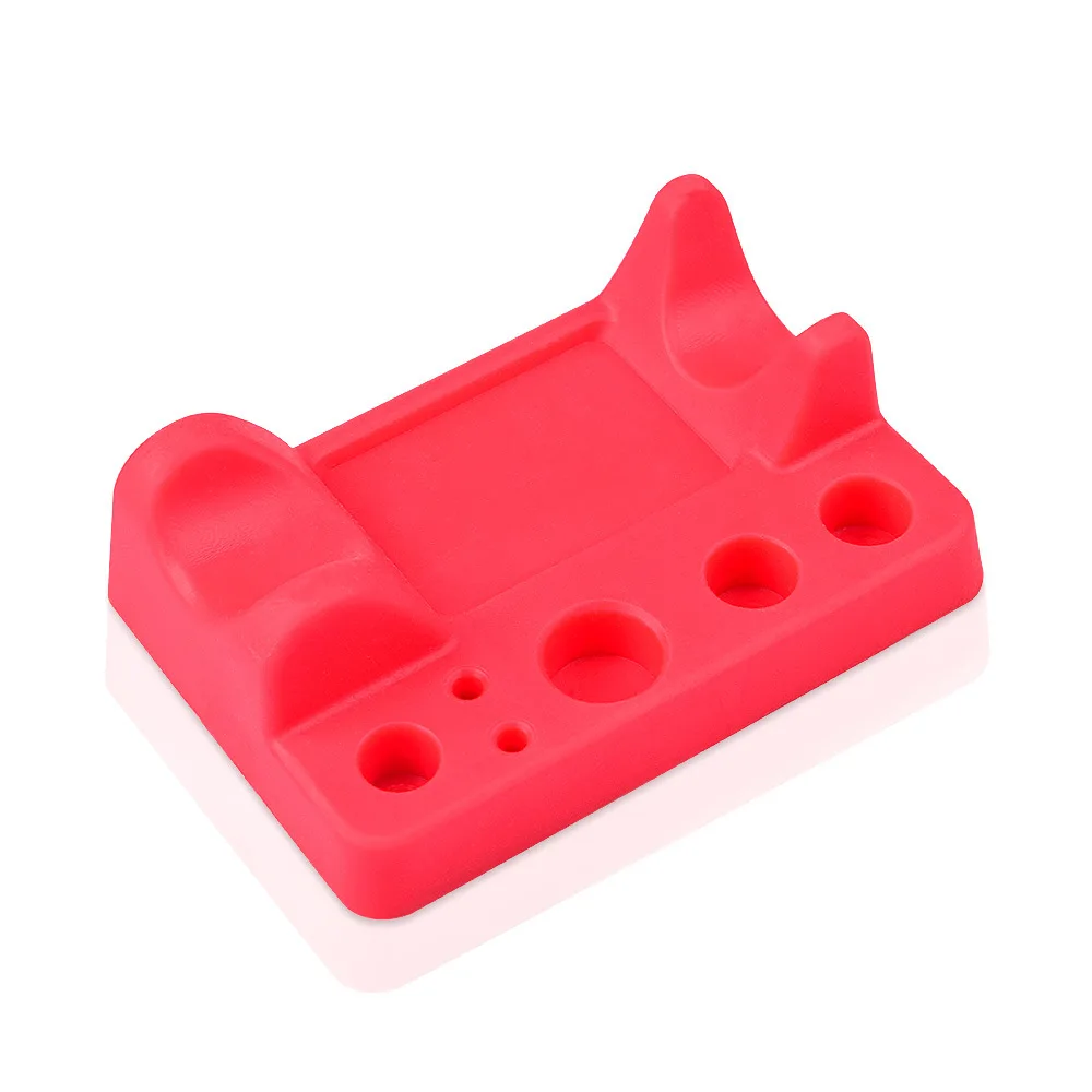 

Tattoo Pen Tool Holder Silicone Multi-shape Slot fit Tattoo Machine Makeup Needle Manual Gun Color Cup Cotton Swab Microblading