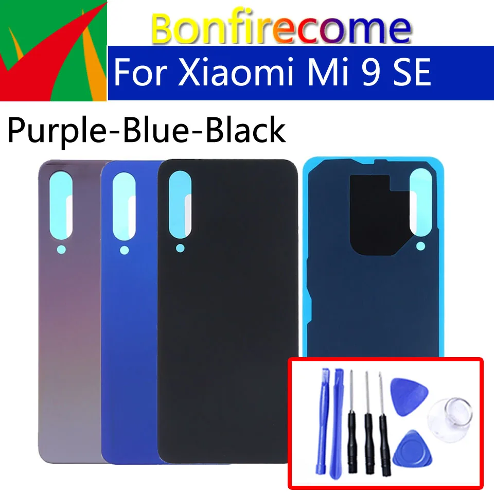 Задняя крышка батарейного отсека для Xiaomi Mi 9 SE Mi9 задняя корпуса замена шасси |