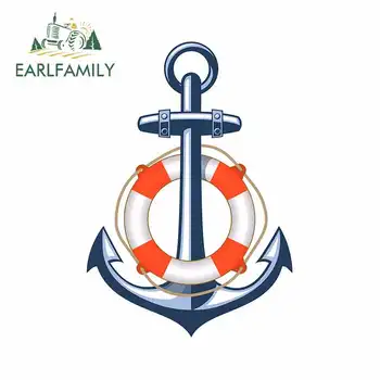 

EARLFAMILY 13cm x 9.3cm For Boat Hook Vector Funny Car Stickers Trunk Decal Vinyl Car Wrap Personality Surfboard Decoration