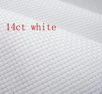 

9TH 14CT Embroidery Aida Cloth Fabric Cross Stitch Aida Cloth Fabric Aida Plastic Cloth For Handmade Embroidery 14.8*20cm