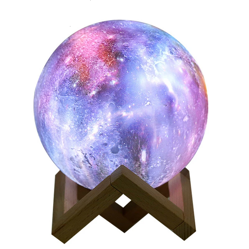 

3D Starry Sky Lamp novelty lamp Moon Lamp New Peculiar Originality Gift Remote Control Led Bedside Small Night Light Gift