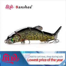 Banshee 168 мм 38 г VMJM05-6.5 жесткая искусственная приманка щука, рыбий глаз, ловля баса, Тонущая приманка, 5 секций, Mulit, соединенная плавающая приманка