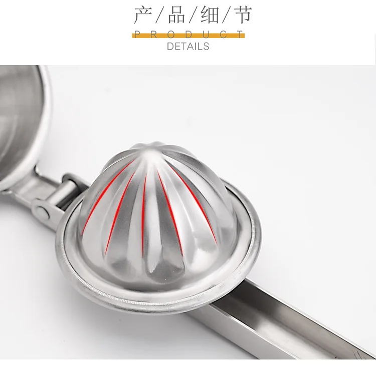 304 Stainless Steel Lemon Clip Lemon Squeezer Manual Lemon Press Juicer Orange Juice Maker Squeeze Orange Juice Juicing Useful P