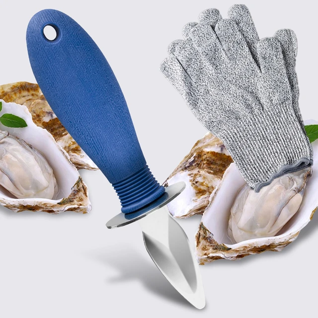 Pince à main en silicone pour écailler les huîtres, ouvre-coquillages,  outil de cuisine pour fruits de mer, ouvre-huîtres opaques, nouveau