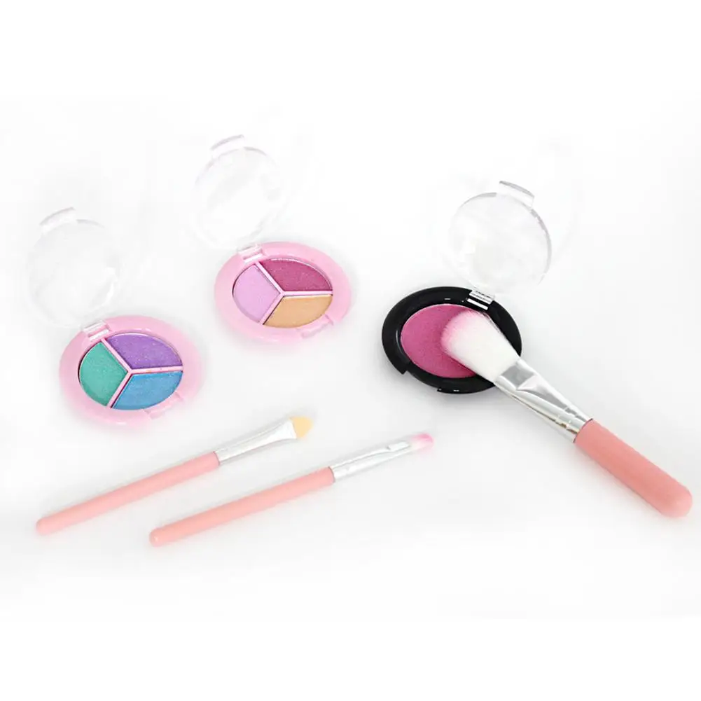 Kit de maquillage lavable pour petite fille, véritable boîte de maquillage  pour enfants, kits de maquillage utiles pour les filles, étui de transport  cosmétique de beauté - AliExpress