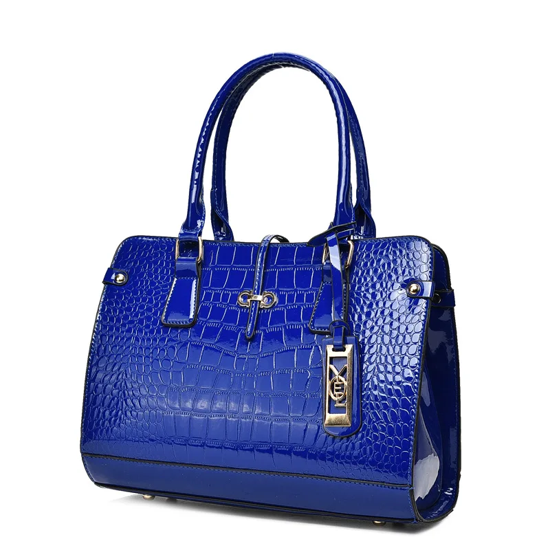

2018 New Style Crocodile Pattern WOMEN'S Bag Europe And America Big Brand Shoulder Bag Hand Oblique Multi-Purpose Different Size