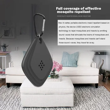 

Ultrasonic Anti Mosquito Killer Repellent Insect Repeller Roach Control Pest Reject Mosquito for Outdoor Travel USB Charging