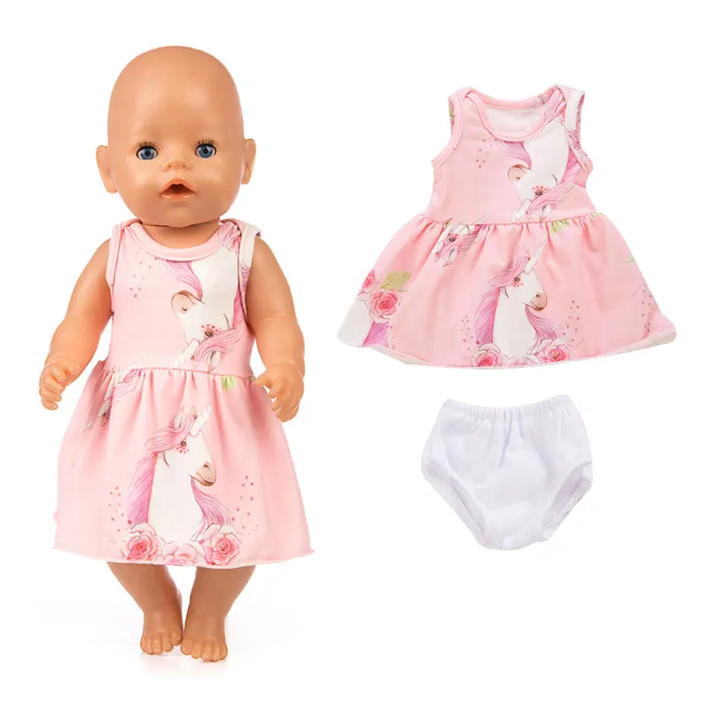 Модное платье для 43 см; Zapf Baby Doll; 17 дюймов; куклы для новорожденных; Одежда и аксессуары