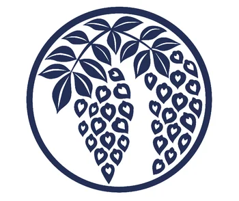 

Three Ratels wall sticker art Sky blue Japanese traditional pattern for room decoration bedroom DIY wall decor