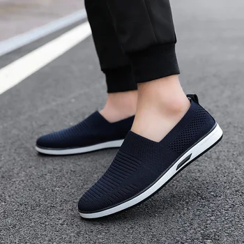 

Men Shoes Large Size New Summer Casual Mens Outdoor Sneakers Slip on Breathable Mesh Shoes Male Sneaker Walking Shoes Zapatilla