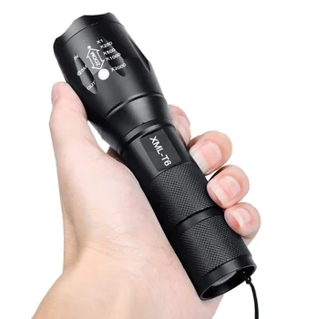 

Waterproof Flash Light XML-T6 Led Flashlight Zoomable 3 Modes Torch Uitable for All Kinds of Outdoor Activities
