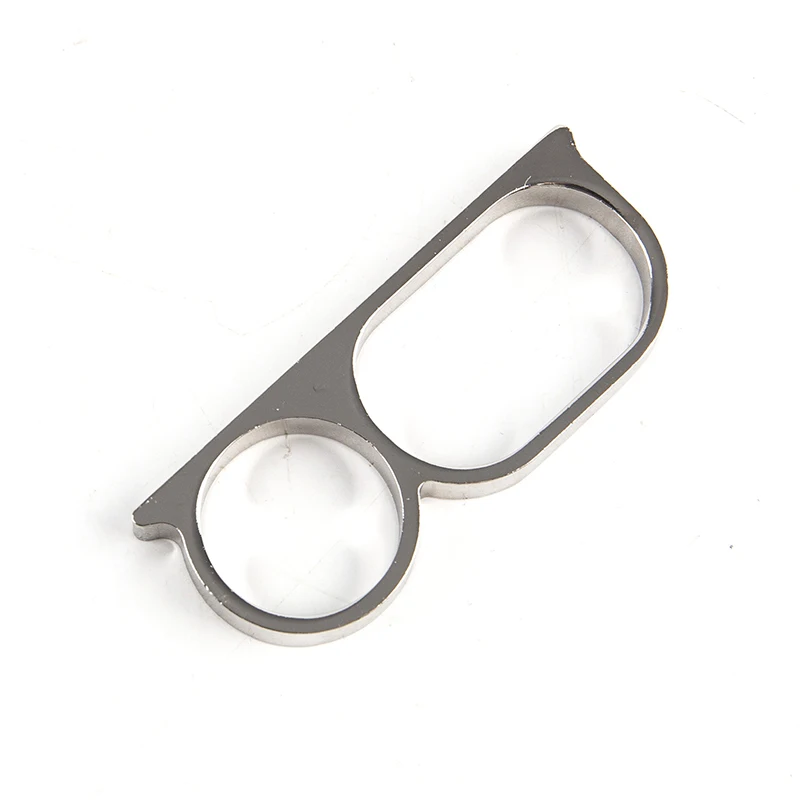 Finger Ring 1PCS Personality Hyperbole Double Knuckle Ring For Men Two Finger Punk Ring