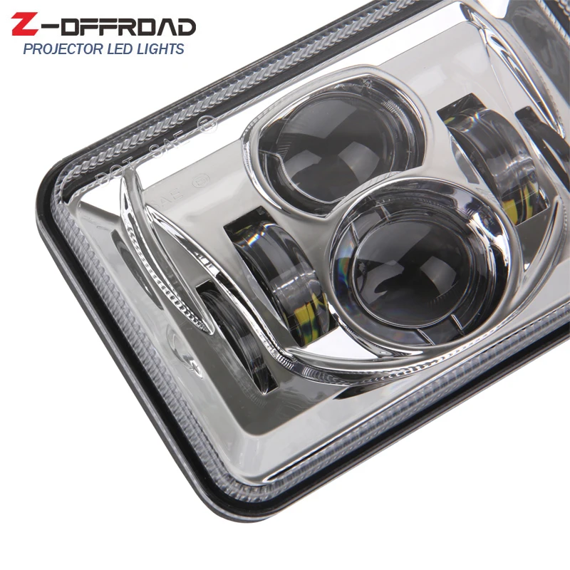 Фары для грузовиков 4x6 дюймов LED 12V 24V H4 Plug & play фары запасная фара FREIGHTLINER FLD120 112 FLD
