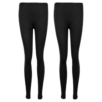 

2 Pairs Women's Leggings Comfortable Pants Thick Winter Tights