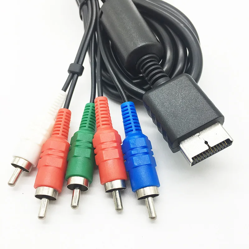 1.8 Meters HD Component A/V AV Audio Video Cable Cord Component Line Convert Adapter For Sony