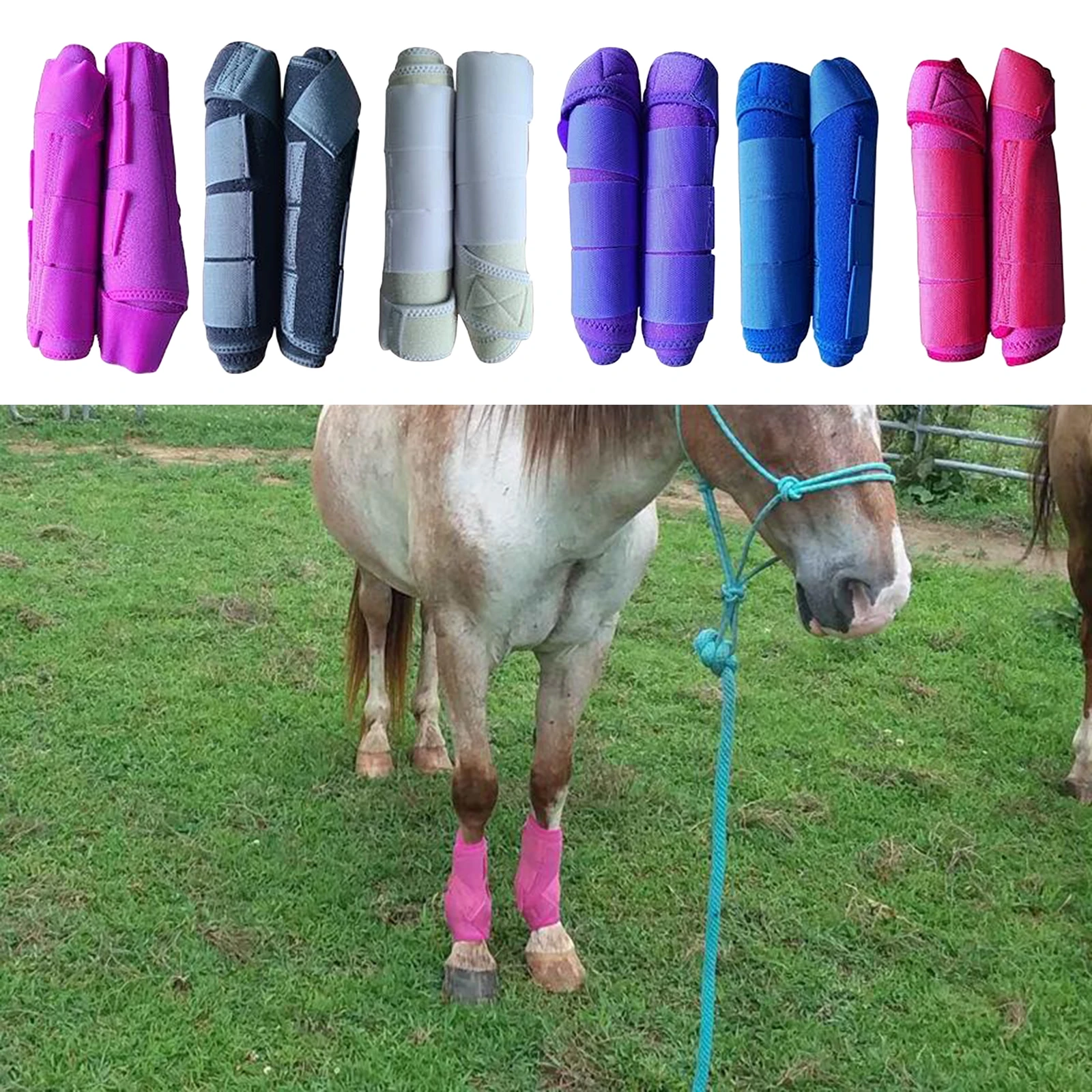 Horse Leg Guard Tendon Boot Protect Jumping Boot Brushing Outdoor Sports