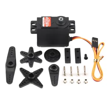 

2019 JX PDI-5521MG 4.8-6V 20KG High Precision Metal Gear Digital Standard Servo 180 Degree for RC Car Helicopter Boat Airplane