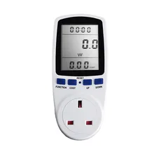 Medidor de potencia CA con enchufe europeo, vatímetro Digital de 230v, consumo de energía de vatios, Analizador de electricidad, Monitor, enchufe BR