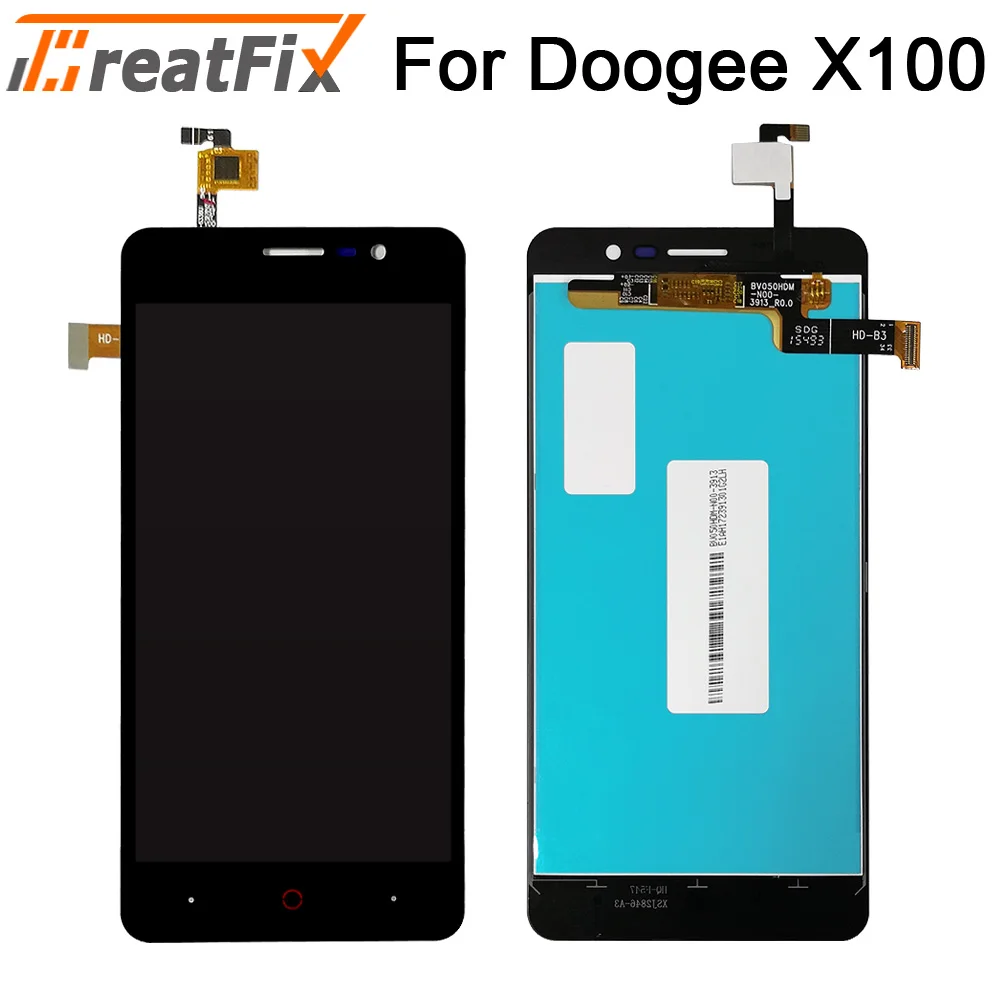 Для DOOGEE X100 ЖК дисплей + кодирующий преобразователь сенсорного экрана в сборе 100%