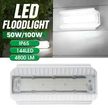 

50/100W 220V LED Floodlight IP65 Waterproof Outdoor Flood Light Street Lamp Reflector Garden Square Spotlight Landscape Lighting