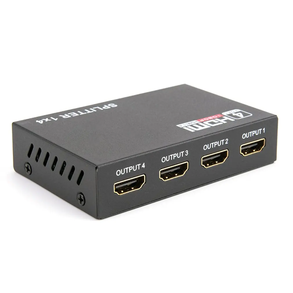 Разветвитель HDCP 4K 1x2 Out усилитель сигнала мощности 1080P 3D 1x4 адаптер