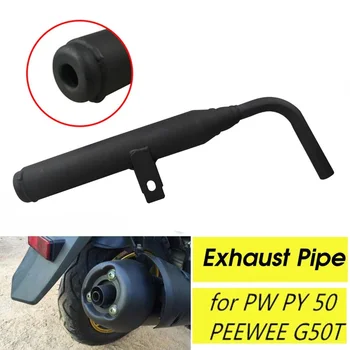

Motorcycle Silencer Muffler Pipe Exhaust PW PY 50 PEEWEE Clamp for YAMAHA PW50 PY50 Parts Replaces Existing Exhaust Black