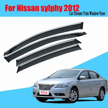 

For Nissan sylphy 2012-2018 Car Sun Window Visor Rain Guard Vent Shade Accessories 4Pcs