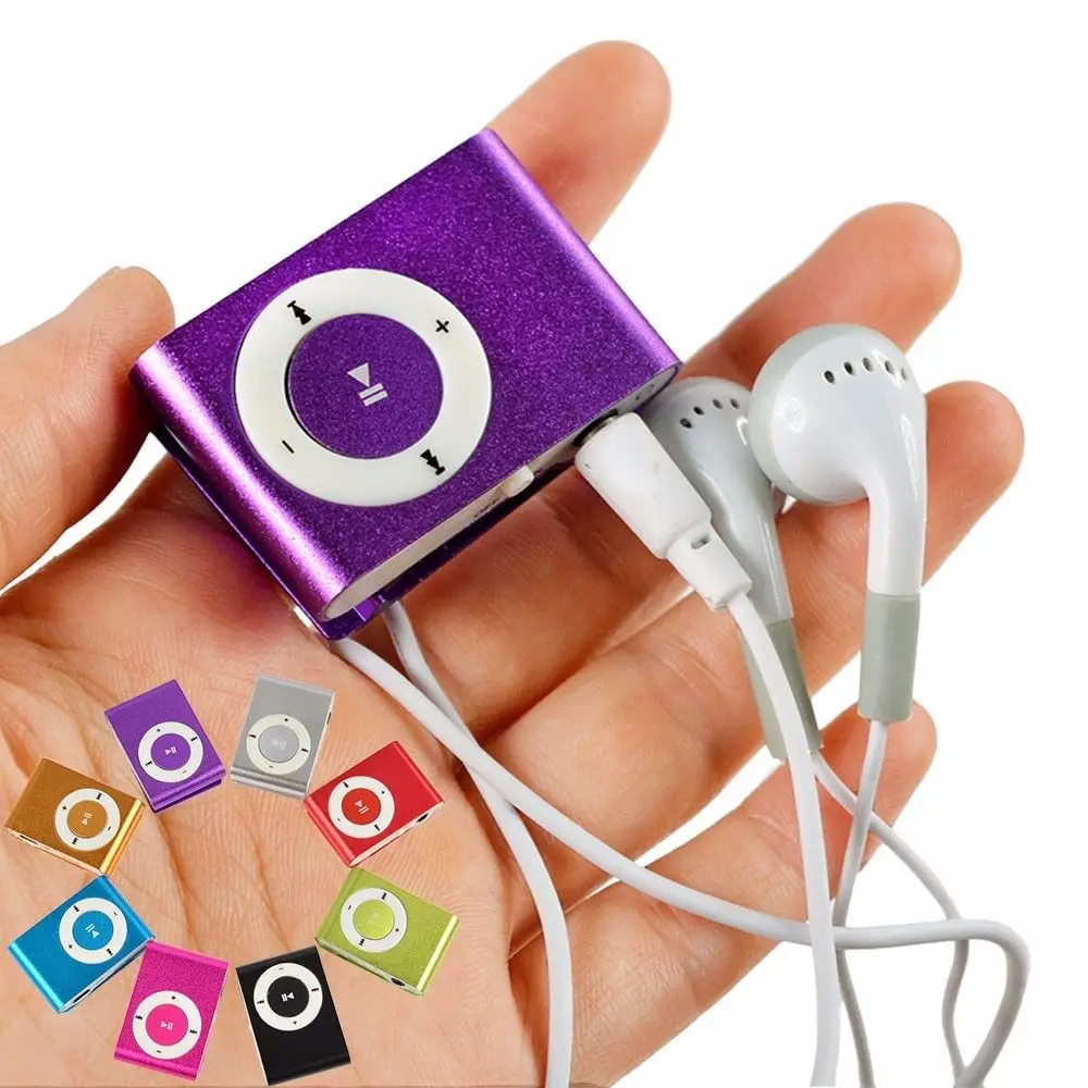 Clip-on Mini Metal TF/SD Slot USB Portable Micro MP3 Player Good Quality  Music Player For Running Relaxing