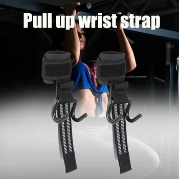 

Weight Lifting Rod Hooks Heavy Duty Wrist Wraps Training Pull-up Palms Grip Straps BHD2